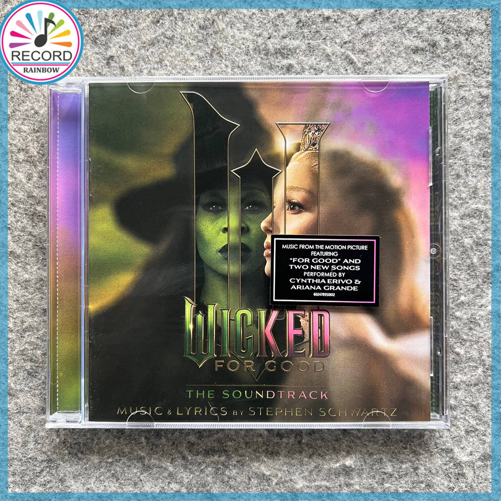Ariana Grande Stephen Schwartz Wicked: For Good Original CD Album Sealed Brand New OM