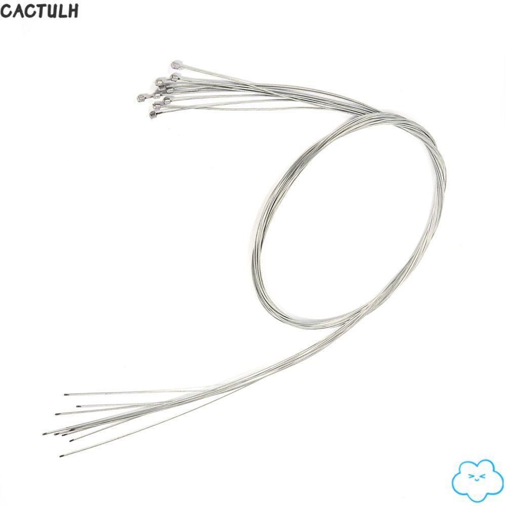 CACTULH 10 ชิ้นจักรยานเสือหมอบสายเกียร์,ที่ครอบคลุม Shifter ชุดสายสําหรับจักรยานสแตนเลส Shifter สายส