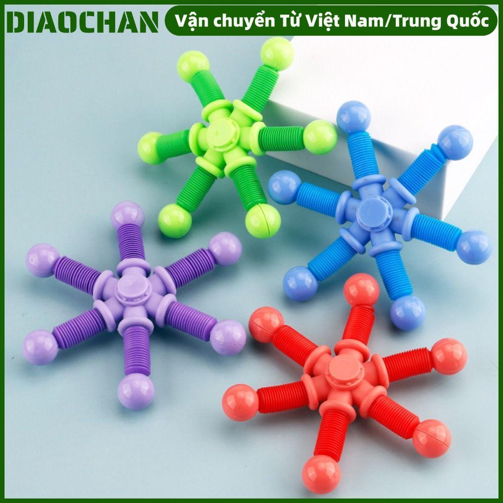 OMXILOYI Telescopic Tube Gyroscope, พลาสติก Transformable Fidget Spinner ของเล่น, Creative Pop Tube 