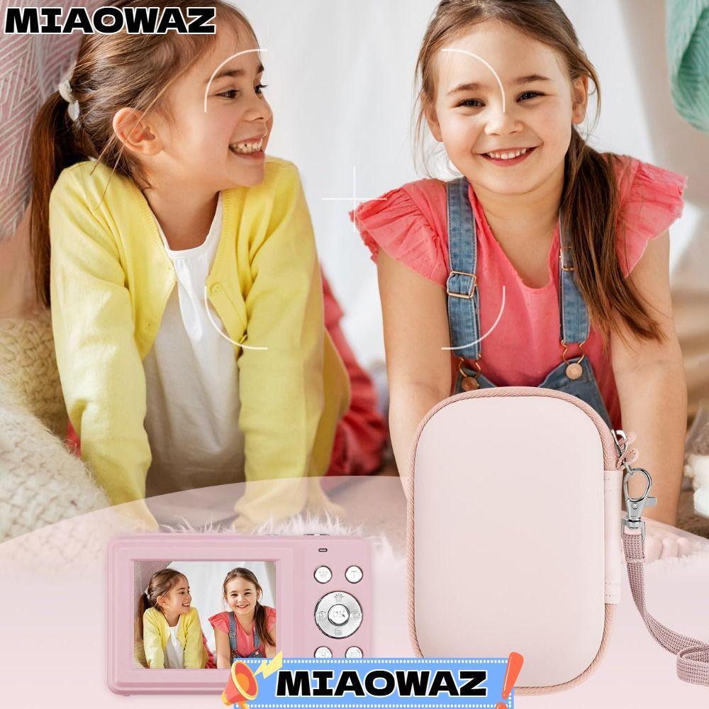 MIAOWAZ ที่เก็บกล้อง, EVA Shell Plush Padding กระเป๋าเดินทาง,แบบพกพาน่ารักกันกระแทก Anti-fall SD Car