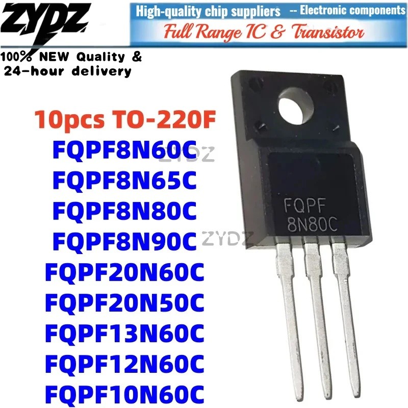 1-5PCS FQPF8N60C FQPF8N90C FQPF10N60C FQPF8N80C FQPF20N50C FQPF20N60C FQPF12N60C FQPF12N60C FQPF13C 