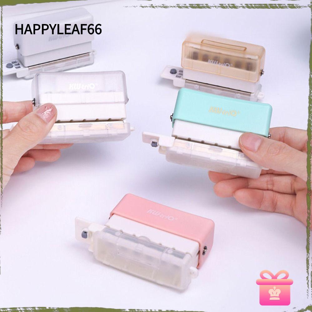 HAPPYLEAF66 Hole Puncher Diy A5 B5 Punch Planner
