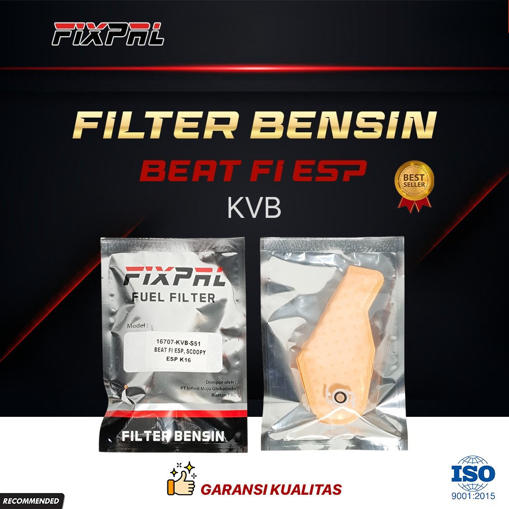 FIXPAL GASTOLINE FILTER 16707-KVB-S51 HONDA BEAT FI SCOOPY ESP FI BEAT POP FI PAMPERS การใช้ปั๊ม MP