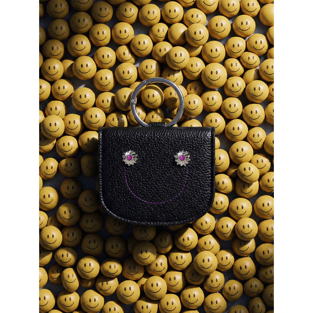 STAYWILD26SS Spoof Series Smiley Face Card Holder Multifunctional Multi-card Card Holder Business Co