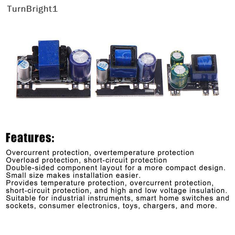 [TurnBright] AC-DC 5V 700MA 1000MA 2000MA 5W 10W Precision Converter AC 220V ถึง 5V DC Step Down Tra