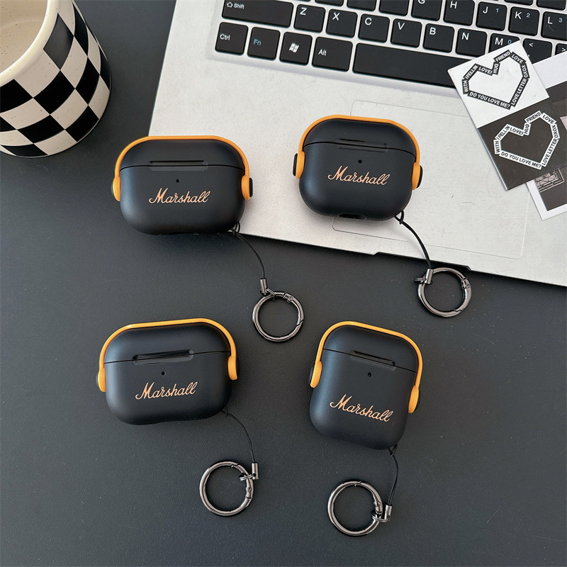 Street Wear English Marshall เหมาะสําหรับ AirPodsPro3 เคสหูฟัง 1/2 รุ่น Apple ไร้สายบลูทูธ Pro2 เคสป