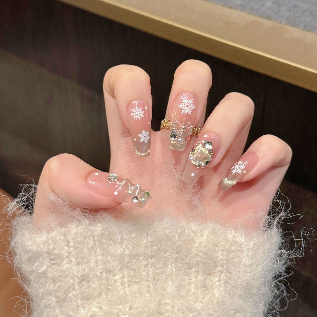 < Ice Snow Limited > บรรยากาศปีใหม่ Strobe Cats Eye Strobe ลูกปัด Strobe Diamonds Strobe Bright Hand