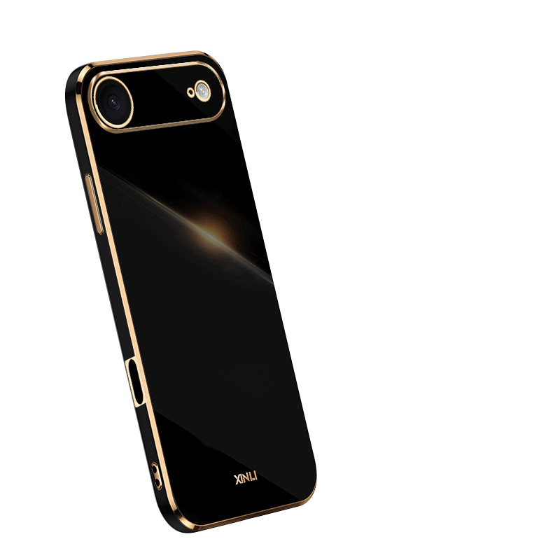 หรูหรา 6D ชุบสําหรับ iPhone 17 Air สําหรับ iPhone 17 Air ฝาครอบ Soft Silone เคสกันกระแทกกันชน