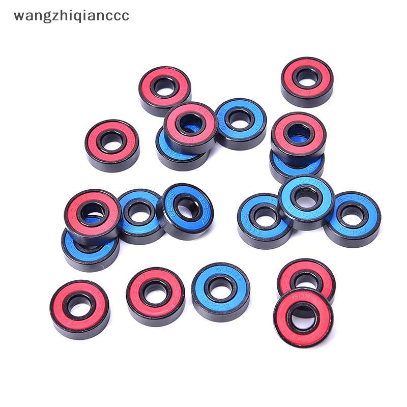 Hot 10 ชิ้น/เซ็ต 608 2RS Bearing Deep Groove Steel Sealed Ball Bearings 608RS 608-2RS .