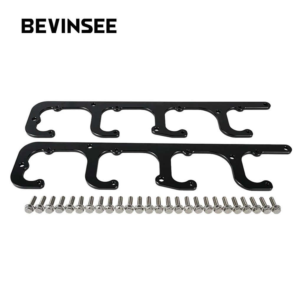 BEVINSEE LS D580 Square Coil Brackets ชุดสําหรับเครื่องยนต์ LS1 สําหรับ Chevrolet Corvette C5 สําหรั