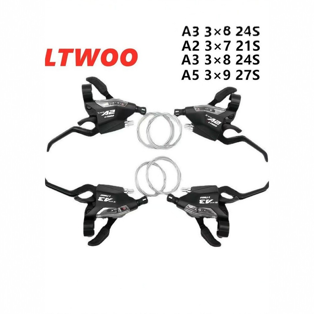 LTWOO จักรยานเสือภูเขา Shift Finger Dial A2/A3/A5 3x7/8/9 ความเร็ว 21/24/27 ความเร็ว Conjoined Kit