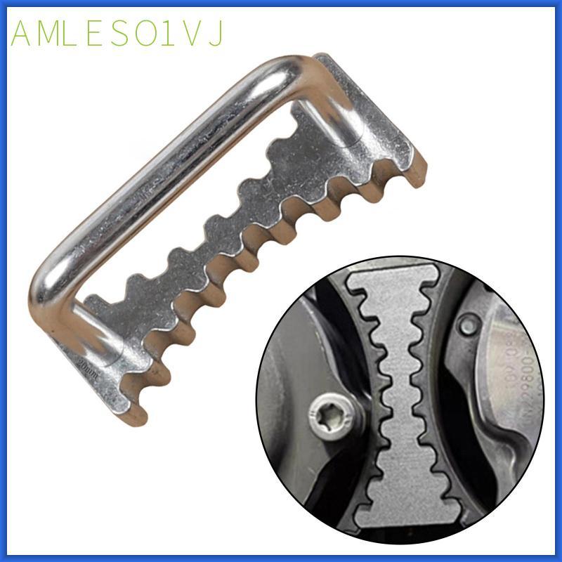 [amleso1vj] อุปกรณ์ยานยนต์มืออาชีพสแตนเลสเครื่องมือจับเวลาเครื่องยนต์ Camshaft Sprocket Clamp สําหรั