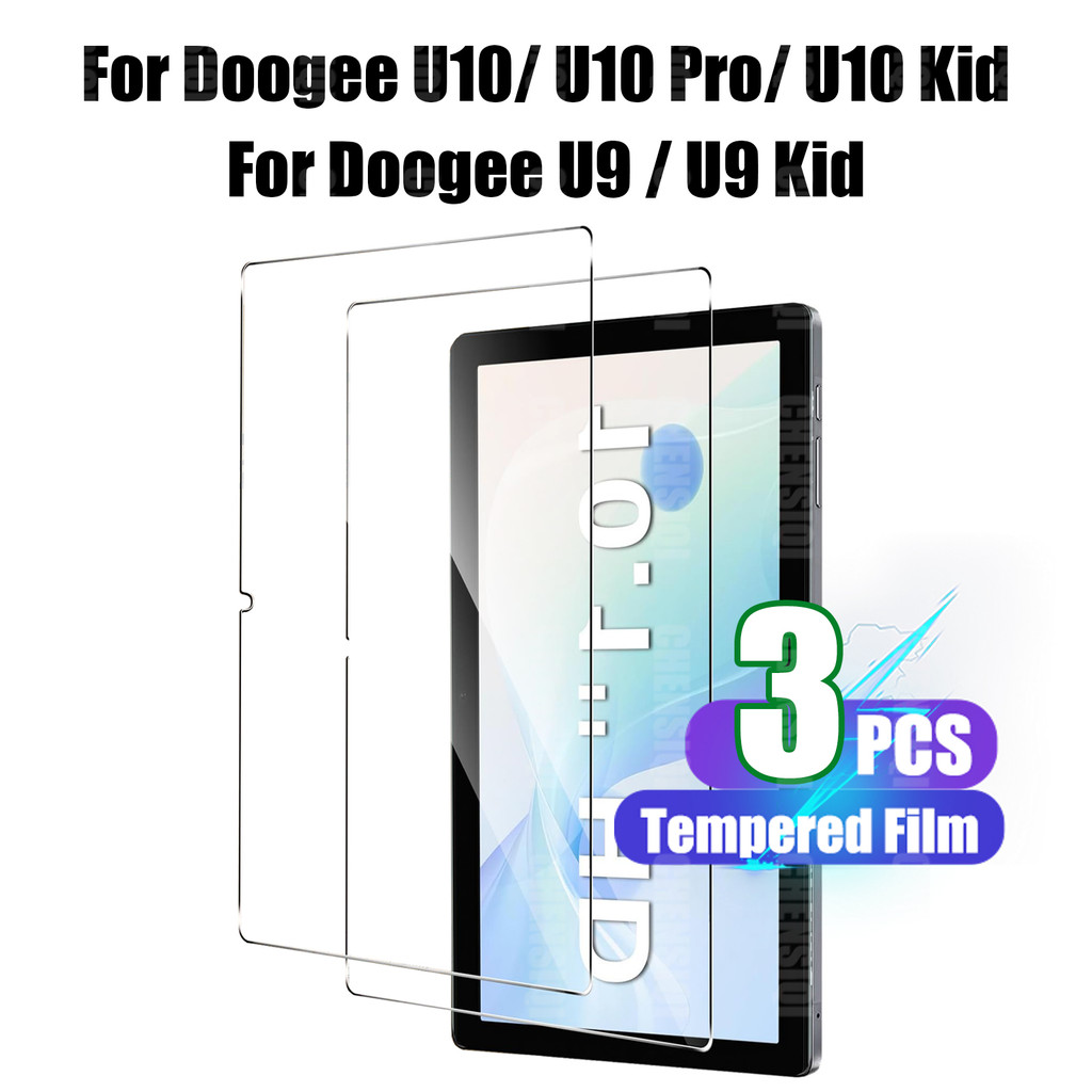 1‐3Pcs HD Clearฟิล์มสําหรับDoogee U9 U13 U12 U11 U10 2025 proป้องกันหน้าจอแก้วสําหรับDoogee Tab G6 G