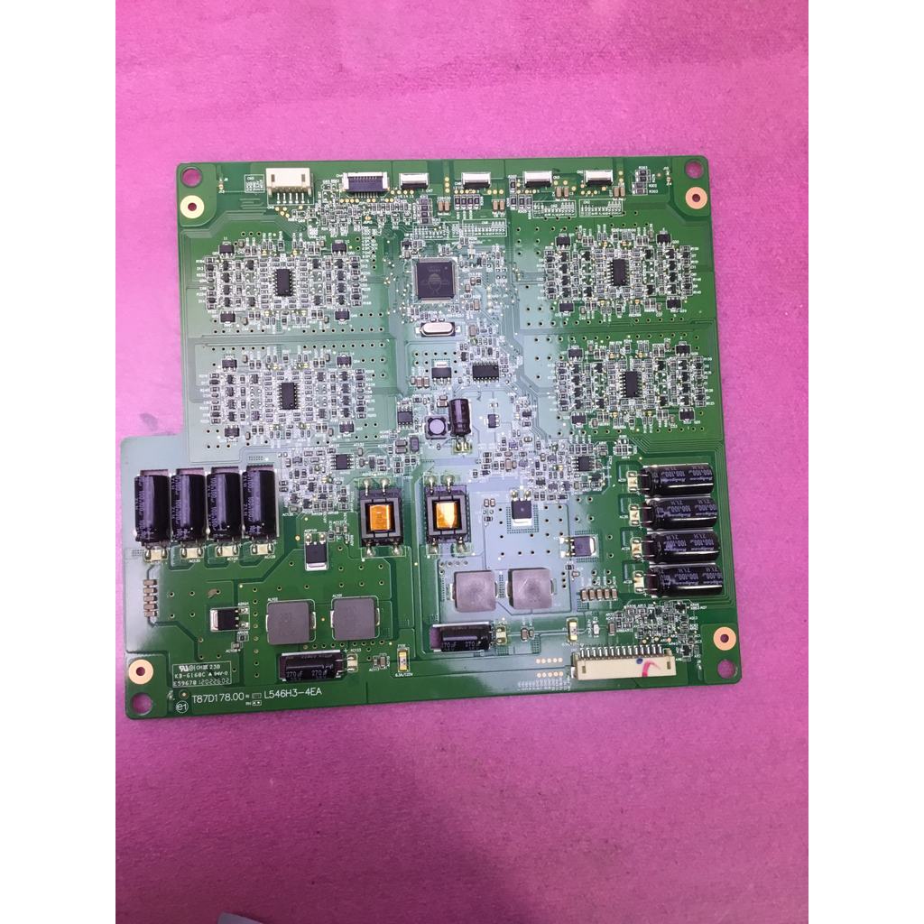 บอร์ดกระแสไฟคงที่เดิม T87D178.00 L546H3-4EA พร้อมหน้าจอ V546HK3-LS5 ทดสอบ