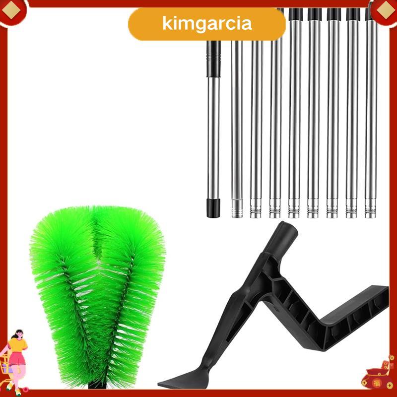 kimgarcia Gutter เครื่องมือทําความสะอาดก้านปรับ Gutter Cleaner Scoop Multi-Functional Gutter แปรงทํา