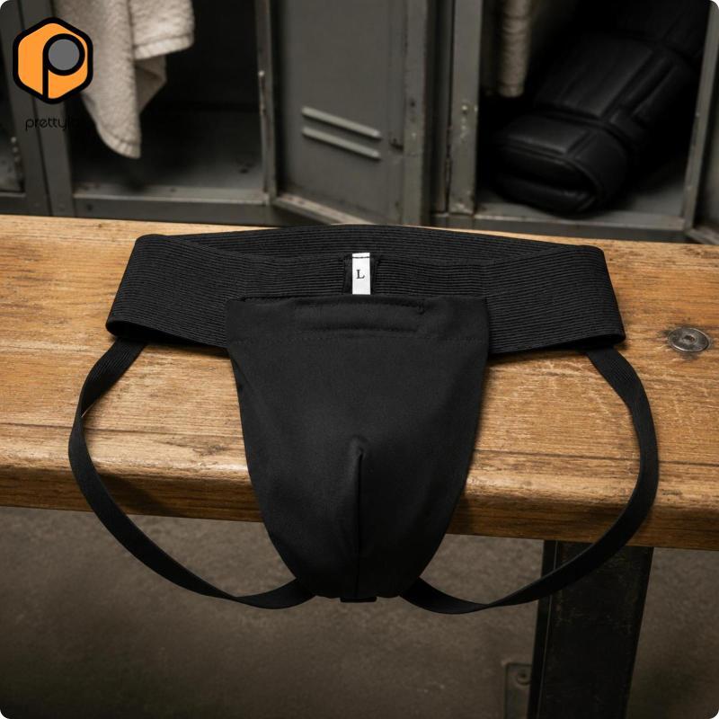 Prettyia Athletic Groin Guard Enhanced Comfort Sport Protector Athletic Cup สําหรับศิลปะการต่อสู้คาร