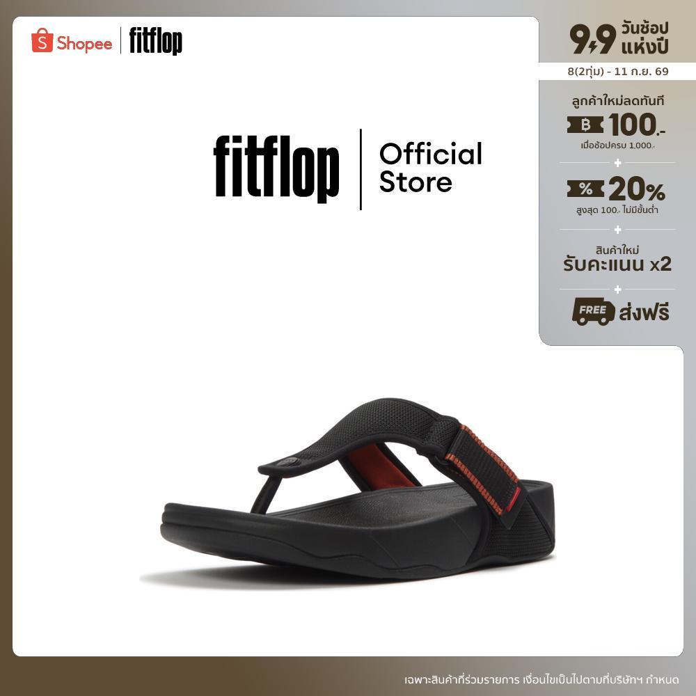 FITFLOP TRAKK ADJ.W/RESISTANT MESH รองเท้าแตะแบบหูหนีบผู้ชาย รุ่น A6L-D31 สี BLACK