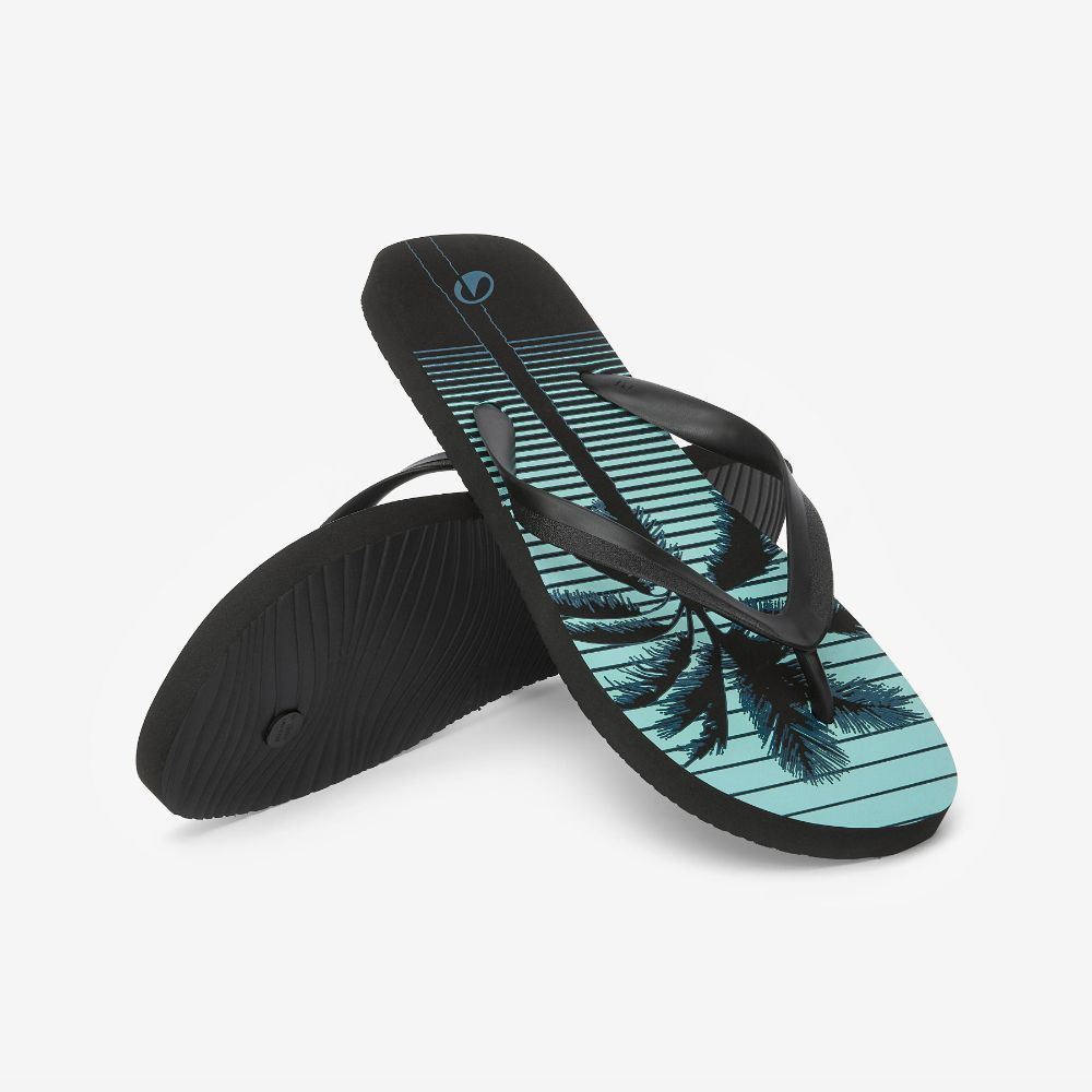 Decathlon شبشب إصبع رجالي 120 — أسود/أزرق — صورة 5
