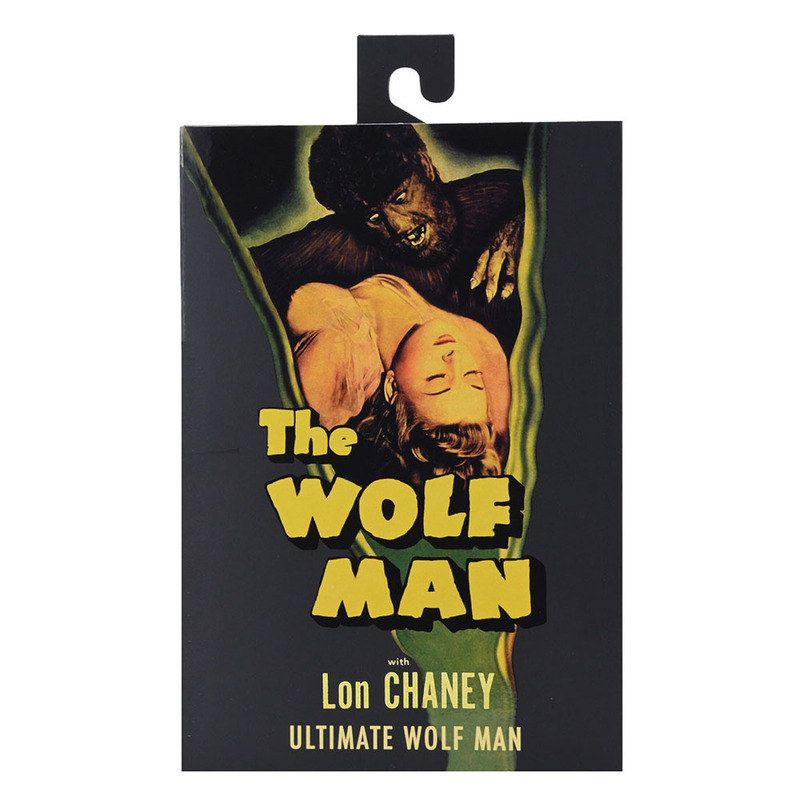 ของแท้ NECA04810 Universal Monster Werewolf Black White Version 23cm Action Figure