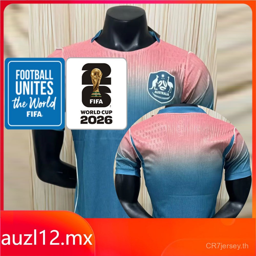 Player Away Jersey Australia Jersey 2026-27 เสื้อฟุตบอลการปรับแต่งหมายเลขชื่อ TA7C