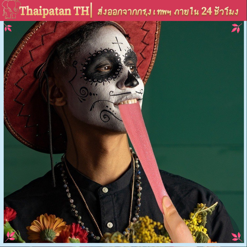 [COD] ของเล่นลิ้นปลอม วัสดุ TPR ปาร์ตี้ฮาโลวีน คอสเพลย์ รูปทรงเหมือนจริง