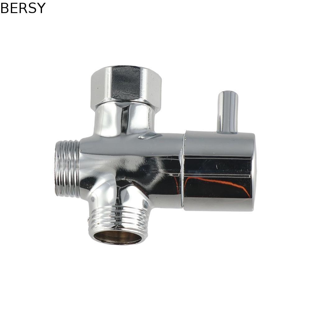 BESY 3 Way Shower Head Diverter Valve, ทองเหลือง T-adapter 3 Way Switch Faucet วาล์ว, เครื่องมือวาล์