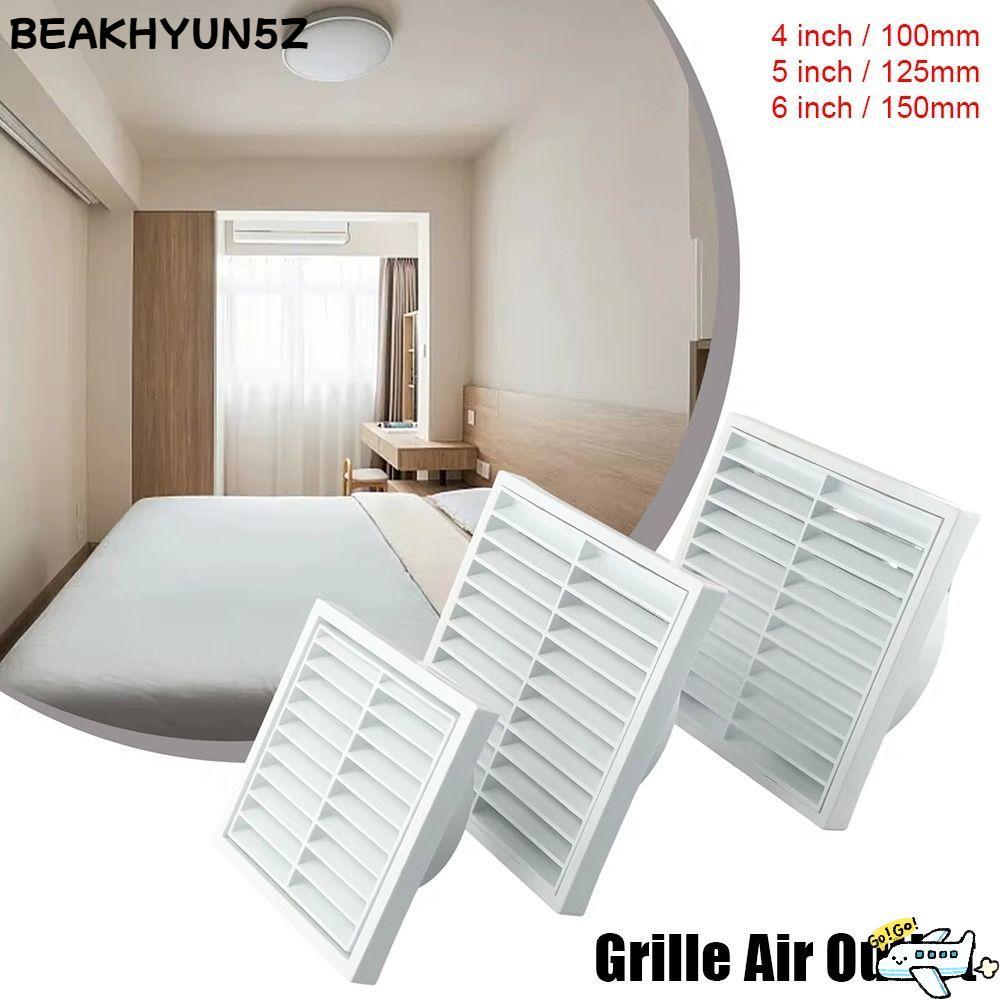 BEAKHYUN5Z 1 ชิ้น Grille Air Outlet, Grilles Cover Pipeline ระบายอากาศ Fresh Air Exhaust Outlet, ผนั