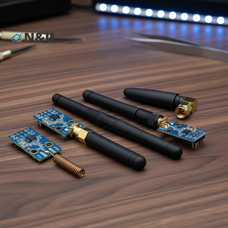 N&U CC1101 433MHz โมดูลรับส่งสัญญาณไร้สายพร้อมเสาอากาศ SMA ง่ายต่อการรวมสําหรับผู้ที่ชื่นชอบวิทยุสมั