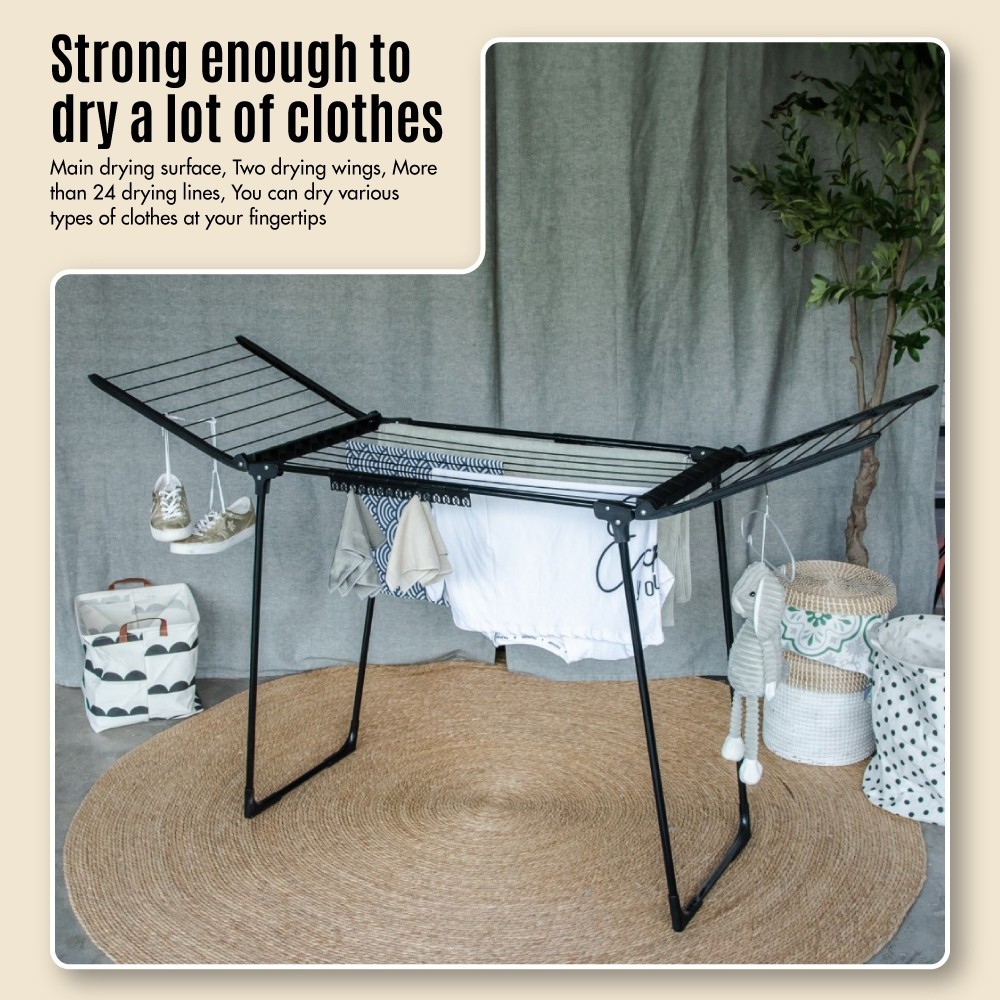 SLIM 3 Fold Drying Rack - Laundry | Clothes