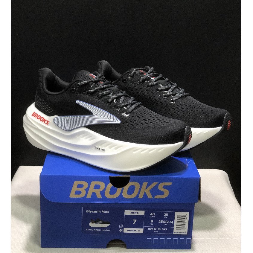 20262O25 Brooks Glycerin Max รองเท้าวิ่งตัดต่ําเบาะสําหรับบุรุษและสตรี 4CU2 QECU