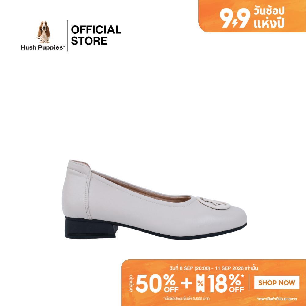 Hush Puppies รองเท้าผู้หญิง รุ่น HP 8WCFPP275W - สีขาว (รองเท้าลำลองหนังสังเคราะห์ แบบสวม)