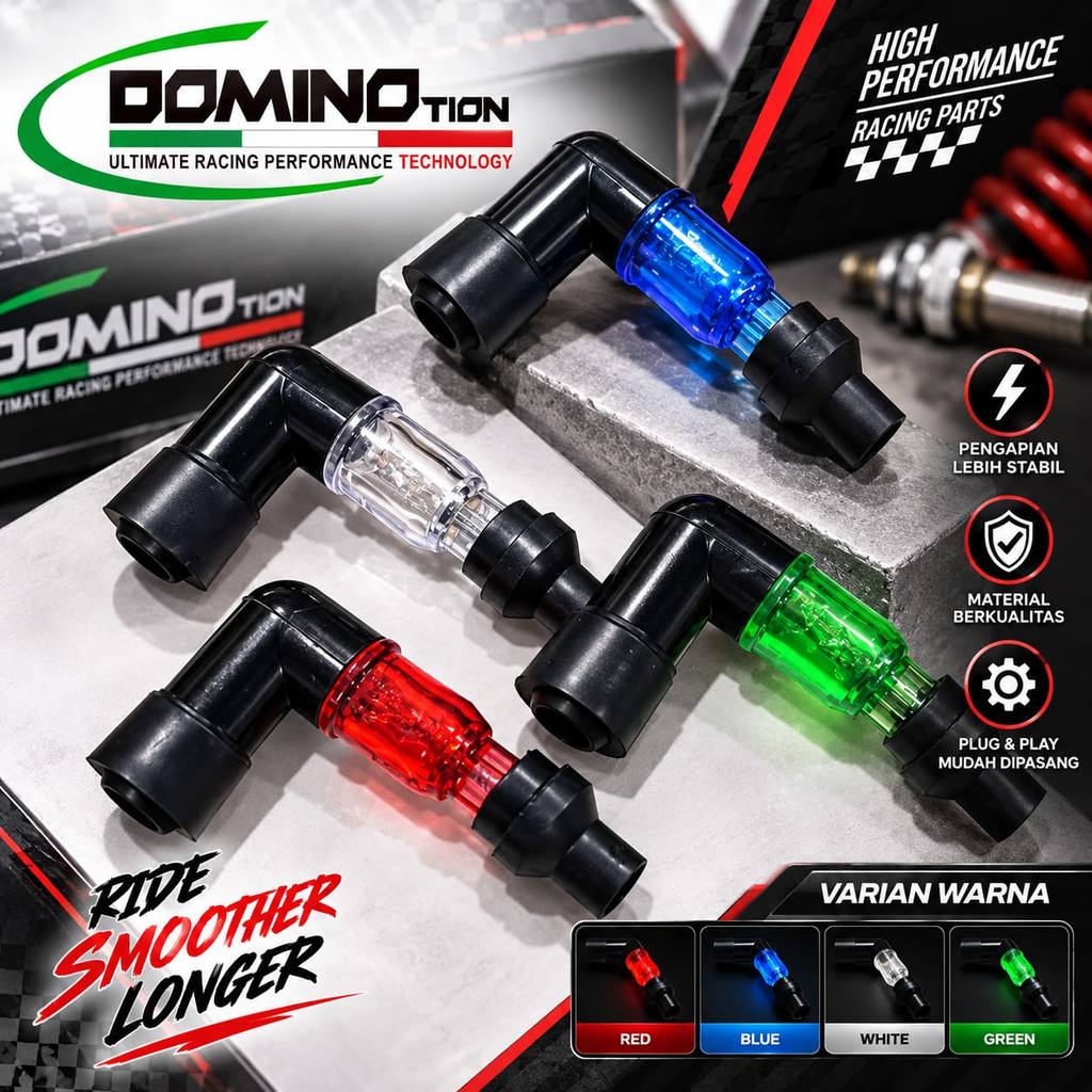 TRANSPARENT SPARK PLUG CAP ON CANGKLONG COP SPARK PLUG CAP หันผ่านการใช้สําหรับรถจักรยานยนต์ทั้งหมด