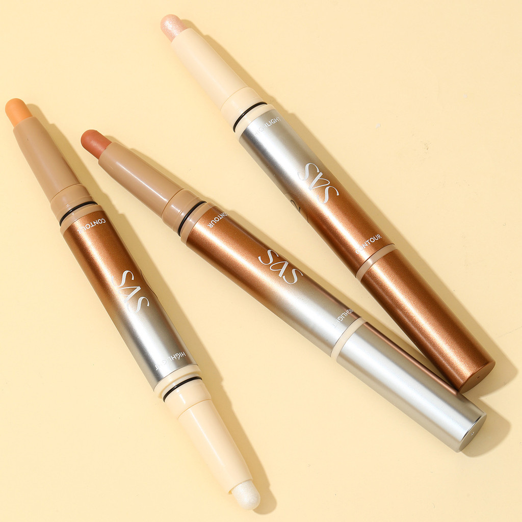 SAS Natural Color Rendering 2 in 1 ปากกาเน้นข้อความ+แท่งคอนทัวร์ SHT002