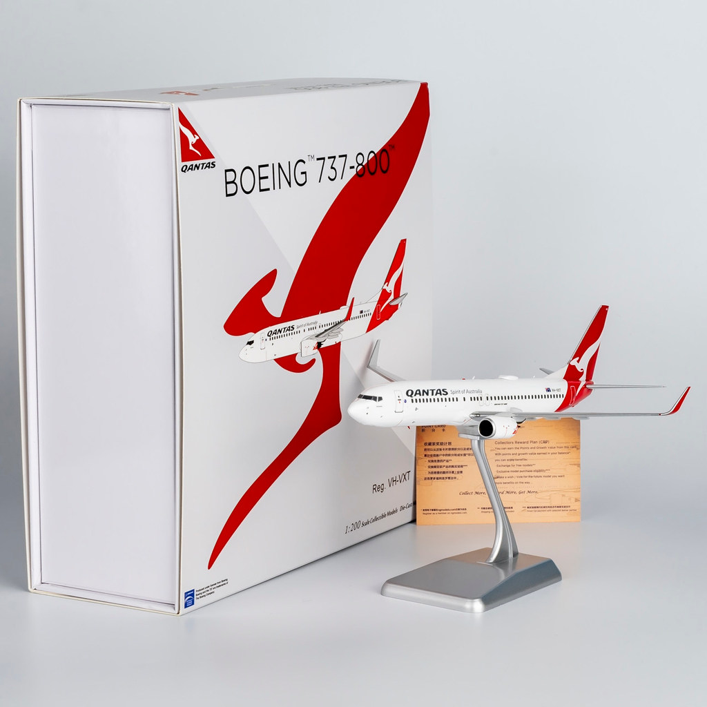 NG 1/200 เครื่องบินโลหะ รุ่น B737-800/w Australia Airlines VH-VXT/VH-VZP