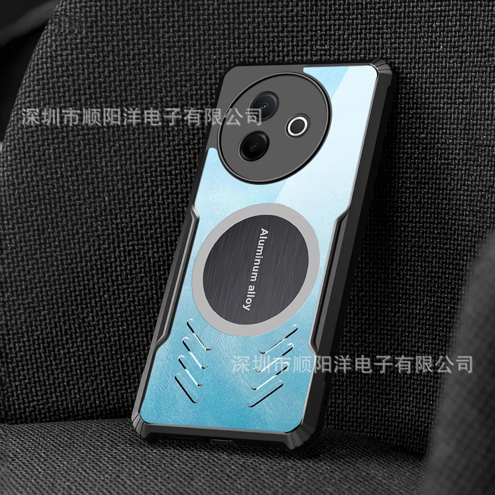 เคสแม่เหล็กเหมาะสําหรับ Vivo Y21D Y31D Y37 Y28 Y03 เคสโทรศัพท์อะคริลิคกันกระแทกป้องกันกรณี