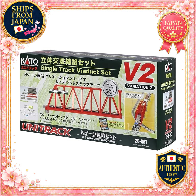 KATO N Scale Inner Double Track Endless Set V2 20-861 Rail Set