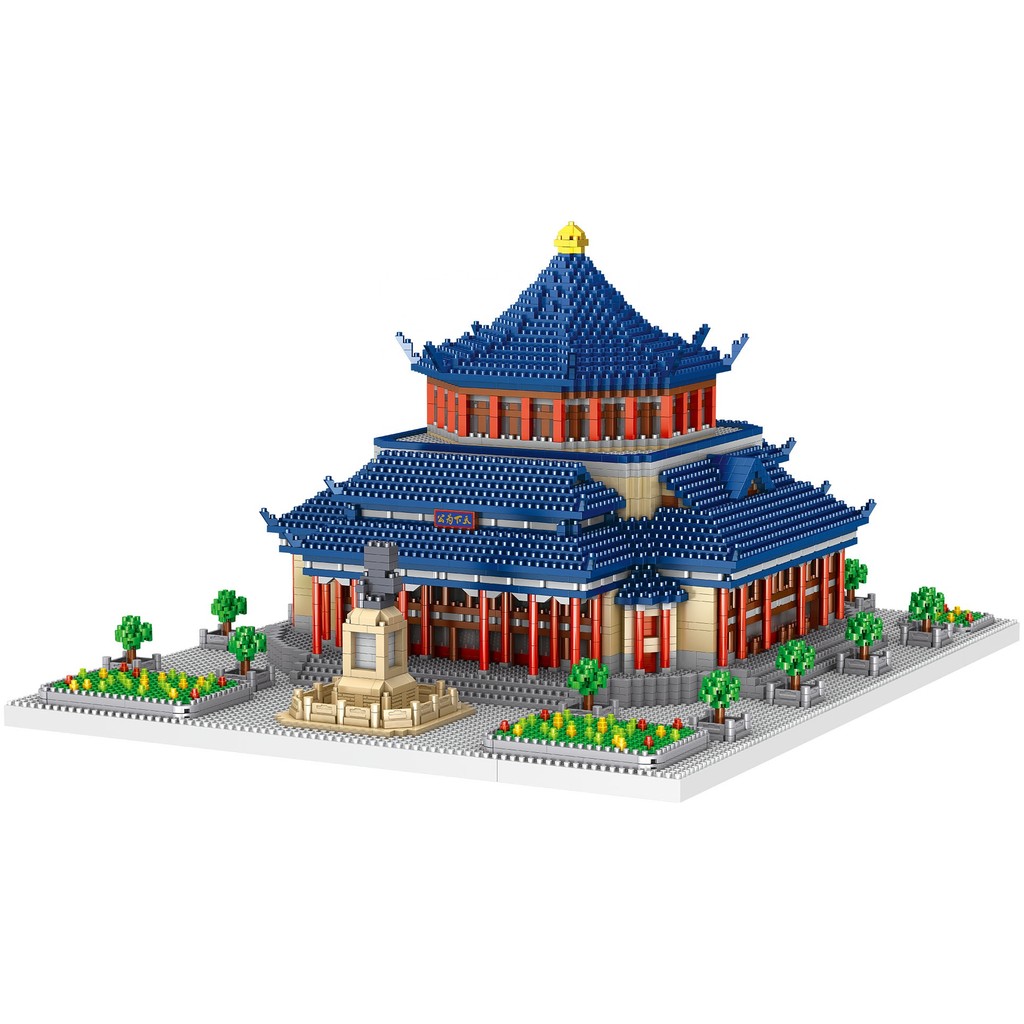 DIY มินิสถาปัตยกรรมพลาสติกรุ่น Building Series อิฐ Street View Stores Building Blocks ของเล่นเพื่อกา