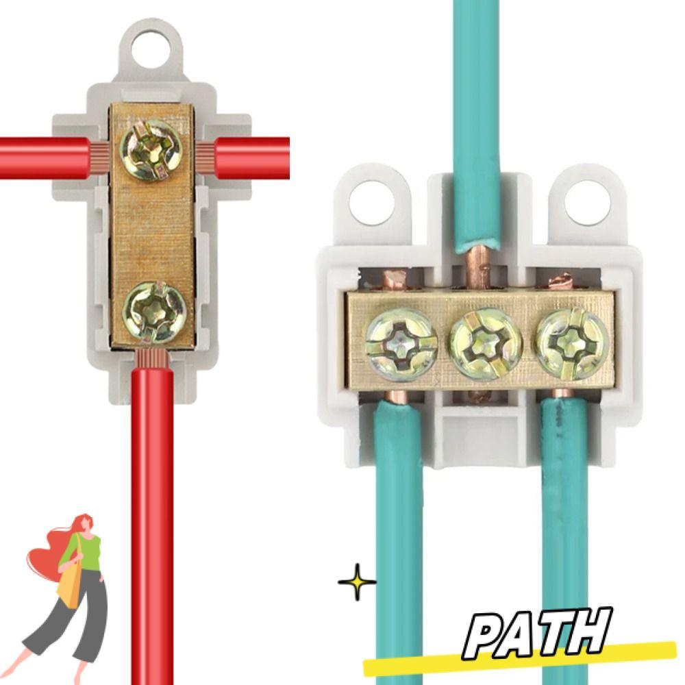PATH เทอร์มินัลสาขากําลังสูงตัวแยกสากลขั้วต่อสายไฟล็อคเทอร์มินัลจีบอย่างรวดเร็วบล็อกขั้วต่อสายไฟอย่า