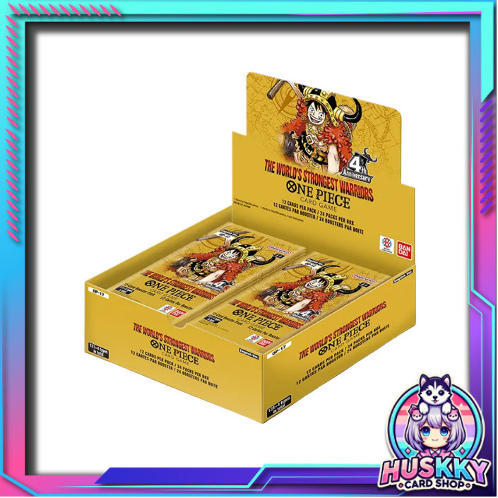 [ ยกกล่อง ] O์NE PIECE CARD GAME : [ OP17 ] The World's Strongest Warriors   BOOSTER PACK Ver.Eng (p