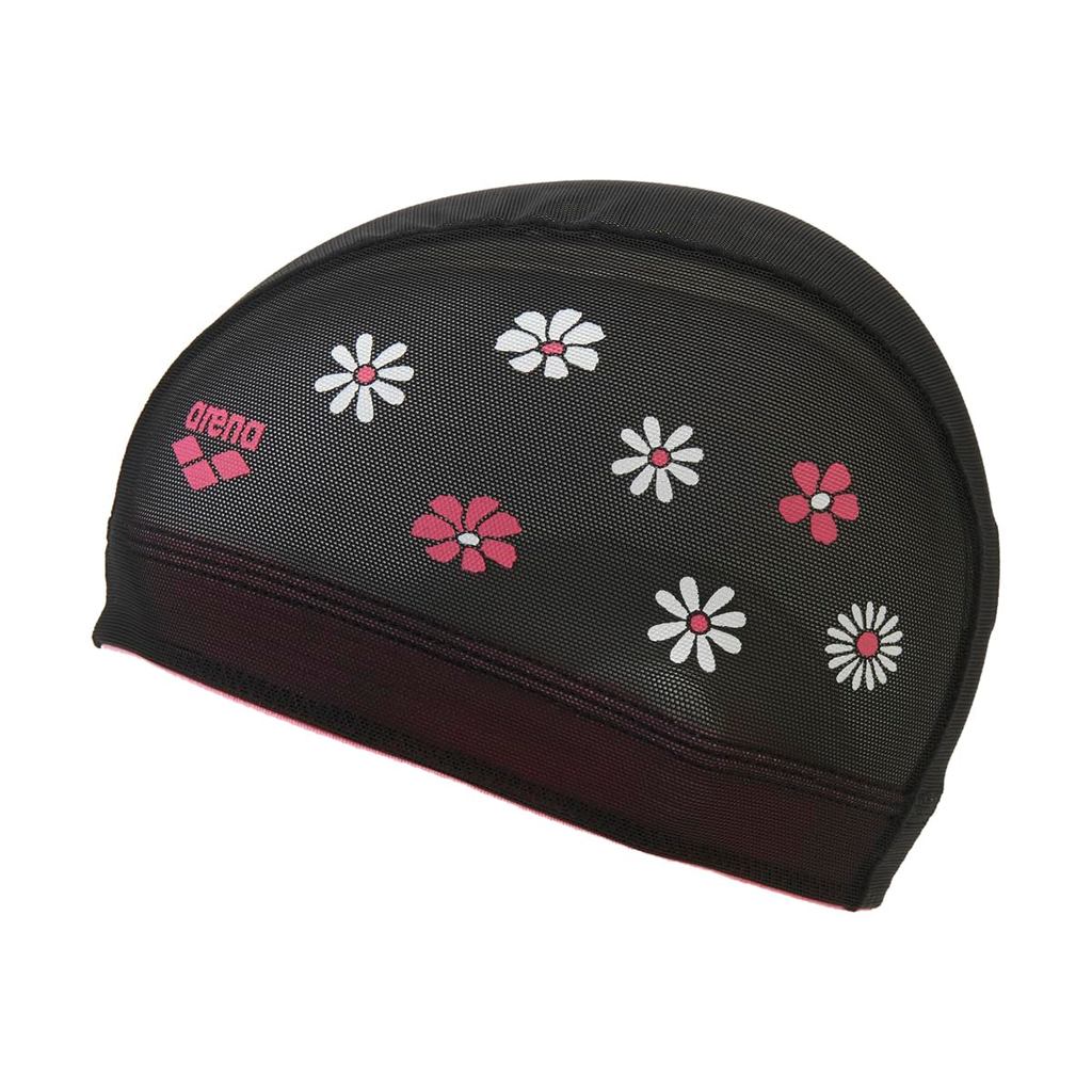 Arena AS6FSC55U Mesh Swim Cap - Black×Pink(BKPK) - Size MSize