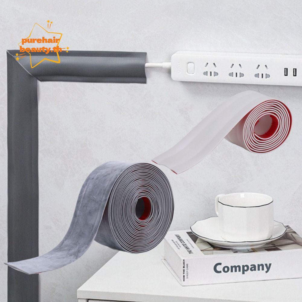PUREHAIRBEAUTY สายทีวี Hider, Self-Adhesive DIY ตกแต่งสายเคเบิลคอนซีลเลอร์, 2024 Paintable PVC Mould
