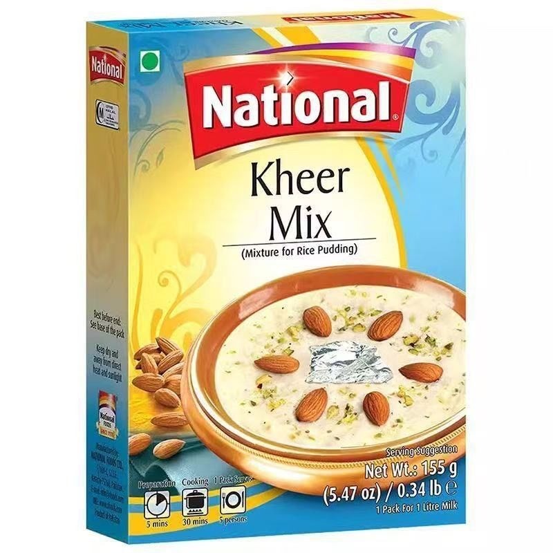 National Kheer Mix Pakistan ผงพุดดิ้งนําเข้า ผงพุดดิ้งข้าว 155GSL9826 @