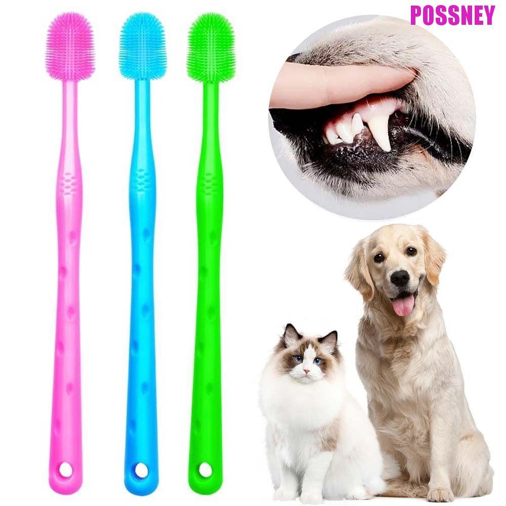 POSSNEY Cat Acne Brush Super Soft Creative Pet Mouth Cleaning For Small Size Pet Oral Cleaning Face 