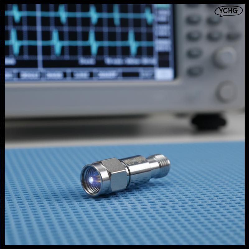 YCG DC ถึง 8GHz Coaxial SMA คงที่ Attenuator 2W 1dB 2dB 3dB 4dB 5dB สําหรับการทดลองวงจรความถี่สูงใหม