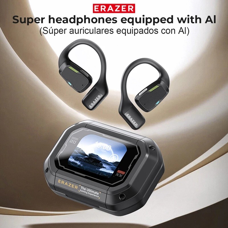 [AI Translator Earbuds]Erazer XP6 หูฟังไร้สายชุดหูฟังสําหรับเล่นเกมหูฟังบลูทูธกันน้ําหูฟังเสียงอันทร