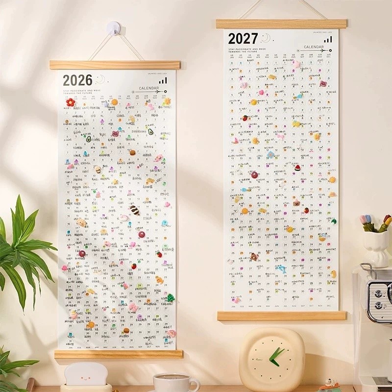 2026 ใหม่ One-Sheep Wall Calendar 2025 Full Year New Year Decor Home Planner