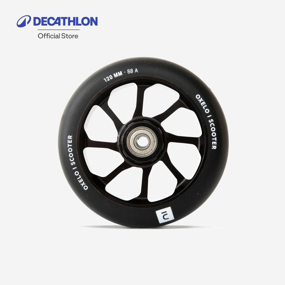 Decathlon Alu Core Pu Freestyle Scooter Wheel ล้อ Pu แกนอะลูมิเนียม ขนาด 120 มม. สำหรับสกู๊ตเตอร์ฟรี