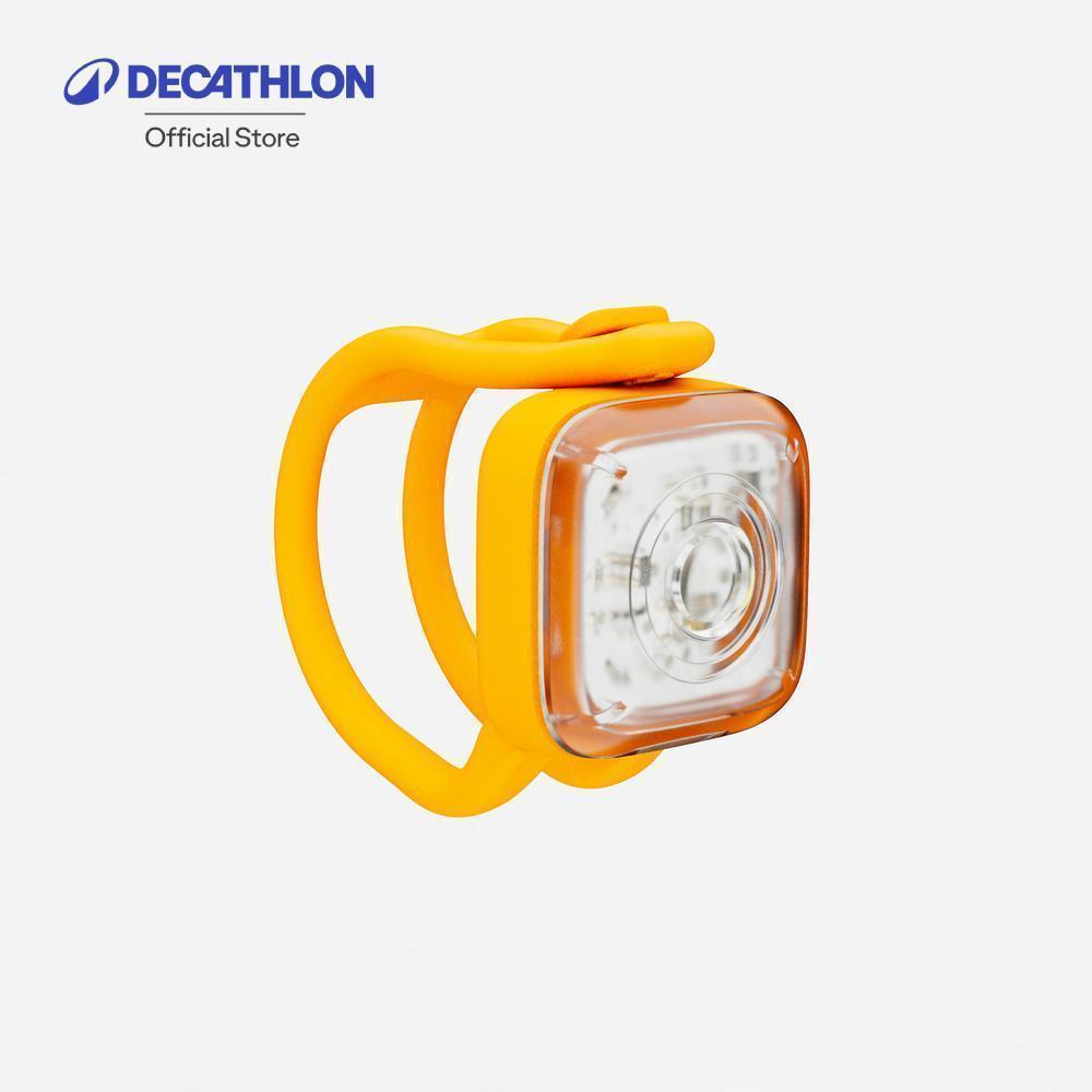 Decathlon Bike Light Battery Powered Front/Rear ไฟหน้า/ท้ายจักรยานแบบใช้แบตเตอรี่ รุ่น Sl110 - Yellow