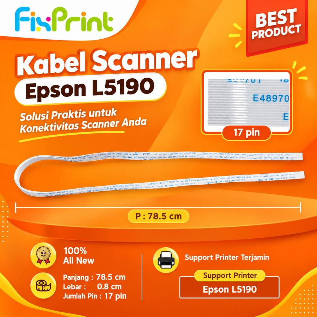 Epson L5190 เครื่องสแกนเนอร์เครื่องพิมพ์แบบยืดหยุ่นหัวสแกน L5190 ใหม่