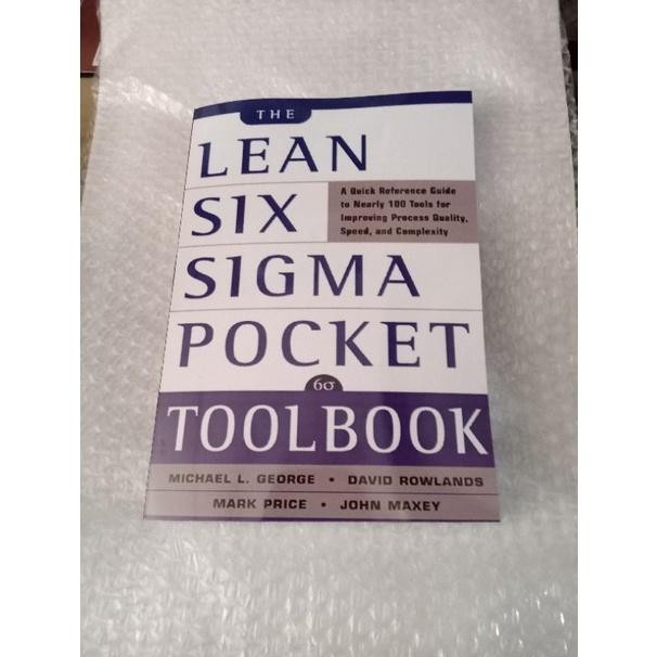 หนังสือทางกายภาพ The Lean Six SIGMA Pocket Toolbook